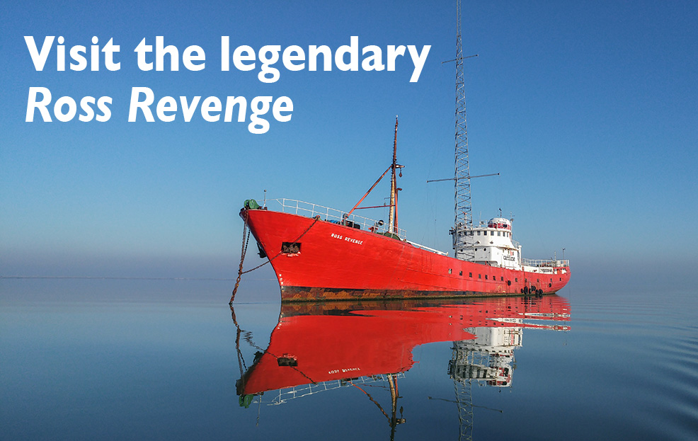 radio - Radio Caroline  North.  Visit_ross_revenge